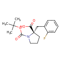 (2S)-1-(tert-butoxycarbonyl)-2-[(2-fluorophenyl)methyl]pyrrolidine-2-carboxylic acid