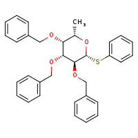 (2S,3R,4R,5S,6R)-3,4,5-tris(benzyloxy)-2-methyl-6-(phenylsulfanyl)oxane