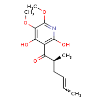(2S,4E)-1-(2,4-dihydroxy-5,6-dimethoxypyridin-3-yl)-2-methylhex-4-en-1-one