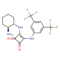 3-{[(1S,2S)-2-aminocyclohexyl]amino}-4-{[3,5-bis(trifluoromethyl)phenyl]amino}cyclobut-3-ene-1,2-dione