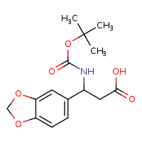 3-(2H-1,3-benzodioxol-5-yl)-3-[(tert-butoxycarbonyl)amino]propanoic acid