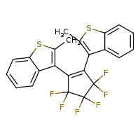 3-[3,3,4,4,5,5-hexafluoro-2-(2-methyl-1-benzothiophen-3-yl)cyclopent-1-en-1-yl]-2-methyl-1-benzothiophene