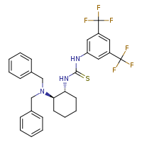 3-[3,5-bis(trifluoromethyl)phenyl]-1-[(1R,2R)-2-(dibenzylamino)cyclohexyl]thiourea