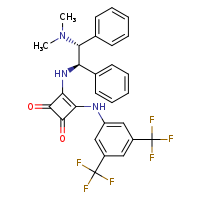 3-{[3,5-bis(trifluoromethyl)phenyl]amino}-4-{[(1R,2R)-2-(dimethylamino)-1,2-diphenylethyl]amino}cyclobut-3-ene-1,2-dione