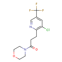 3-[3-chloro-5-(trifluoromethyl)pyridin-2-yl]-1-(morpholin-4-yl)propan-1-one