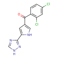 3-[4-(2,4-dichlorobenzoyl)-1H-pyrrol-2-yl]-1H-1,2,4-triazole