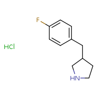 3-[(4-fluorophenyl)methyl]pyrrolidine hydrochloride