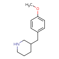 3-[(4-methoxyphenyl)methyl]piperidine