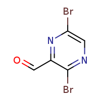 3,6-dibromopyrazine-2-carbaldehyde