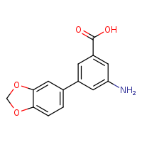 3-amino-5-(2H-1,3-benzodioxol-5-yl)benzoic acid
