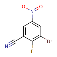 3-bromo-2-fluoro-5-nitrobenzonitrile