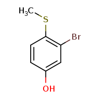 3-bromo-4-(methylsulfanyl)phenol