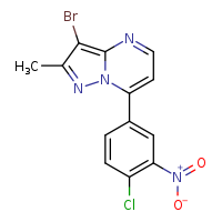 3-bromo-7-(4-chloro-3-nitrophenyl)-2-methylpyrazolo[1,5-a]pyrimidine