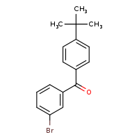 (3-bromophenyl)(4-tert-butylphenyl)methanone