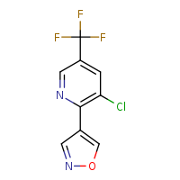 3-chloro-2-(1,2-oxazol-4-yl)-5-(trifluoromethyl)pyridine