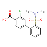 3-chloro-2'-(dimethylsulfamoyl)-[1,1'-biphenyl]-4-carboxylic acid