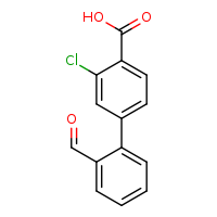 3-chloro-2'-formyl-[1,1'-biphenyl]-4-carboxylic acid