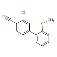3-chloro-2'-(methylsulfanyl)-[1,1'-biphenyl]-4-carbonitrile