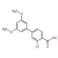 3-chloro-3',5'-dimethoxy-[1,1'-biphenyl]-4-carboxylic acid