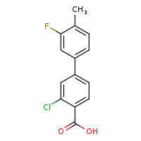 3-chloro-3'-fluoro-4'-methyl-[1,1'-biphenyl]-4-carboxylic acid