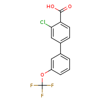 3-chloro-3'-(trifluoromethoxy)-[1,1'-biphenyl]-4-carboxylic acid