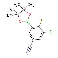 3-chloro-4-fluoro-5-(4,4,5,5-tetramethyl-1,3,2-dioxaborolan-2-yl)benzonitrile