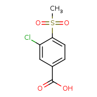 3-chloro-4-methanesulfonylbenzoic acid