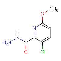 3-chloro-6-methoxypyridine-2-carbohydrazide