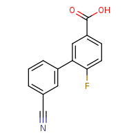 3'-cyano-6-fluoro-[1,1'-biphenyl]-3-carboxylic acid