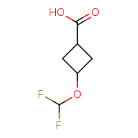 3-(difluoromethoxy)cyclobutane-1-carboxylic acid