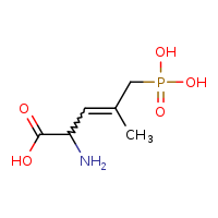 (3E)-2-amino-4-methyl-5-phosphonopent-3-enoic acid