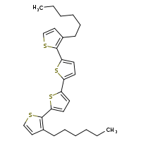 3-hexyl-5'-{3'-hexyl-[2,2'-bithiophen]-5-yl}-2,2'-bithiophene