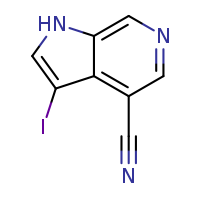 3-iodo-1H-pyrrolo[2,3-c]pyridine-4-carbonitrile