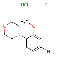 3-methoxy-4-(morpholin-4-yl)aniline dihydrochloride
