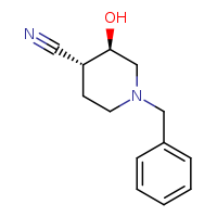 (3R,4R)-1-benzyl-3-hydroxypiperidine-4-carbonitrile