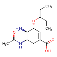 (3R,4R,5S)-4-amino-5-acetamido-3-(pentan-3-yloxy)cyclohex-1-ene-1-carboxylic acid