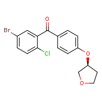 (3S)-3-[4-(5-bromo-2-chlorobenzoyl)phenoxy]oxolane