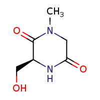 (3S)-3-(hydroxymethyl)-1-methylpiperazine-2,5-dione