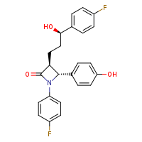 (3S,4R)-1-(4-fluorophenyl)-3-[(3R)-3-(4-fluorophenyl)-3-hydroxypropyl]-4-(4-hydroxyphenyl)azetidin-2-one
