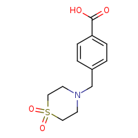 4-[(1,1-dioxo-1??-thiomorpholin-4-yl)methyl]benzoic acid
