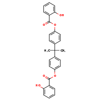 4-{2-[4-(2-hydroxybenzoyloxy)phenyl]propan-2-yl}phenyl 2-hydroxybenzoate