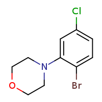 4-(2-bromo-5-chlorophenyl)morpholine