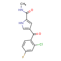 4-(2-chloro-4-fluorobenzoyl)-N-methyl-1H-pyrrole-2-carboxamide