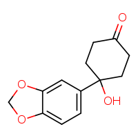 4-(2H-1,3-benzodioxol-5-yl)-4-hydroxycyclohexan-1-one