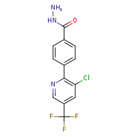 4-[3-chloro-5-(trifluoromethyl)pyridin-2-yl]benzohydrazide