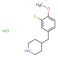 4-[(3-fluoro-4-methoxyphenyl)methyl]piperidine hydrochloride