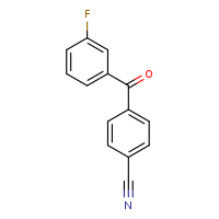 4-(3-fluorobenzoyl)benzonitrile
