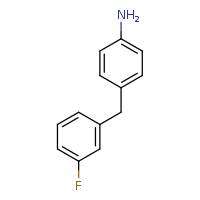 4-[(3-fluorophenyl)methyl]aniline