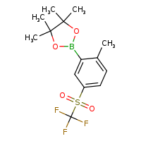 4,4,5,5-tetramethyl-2-(2-methyl-5-trifluoromethanesulfonylphenyl)-1,3,2-dioxaborolane