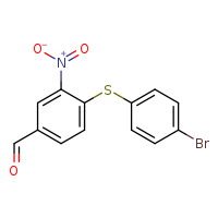 4-[(4-bromophenyl)sulfanyl]-3-nitrobenzaldehyde